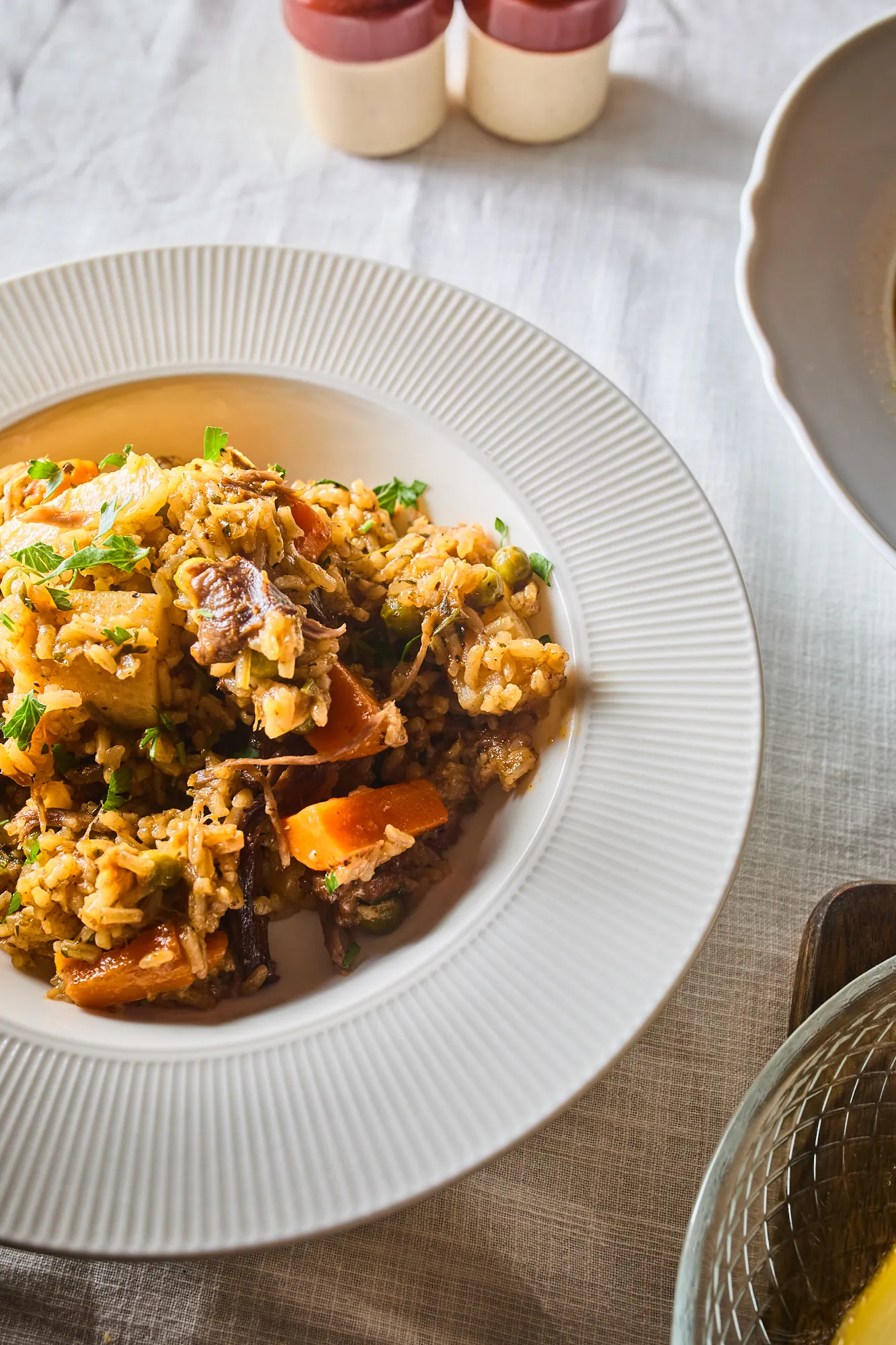 Ludaskása tányérban