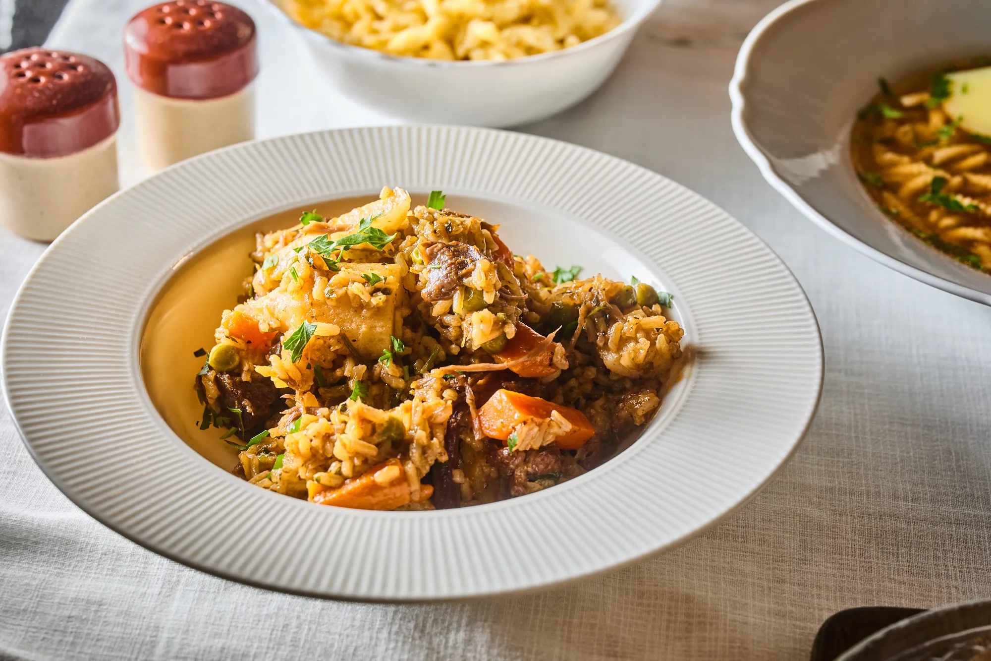 Ludaskása tányérban