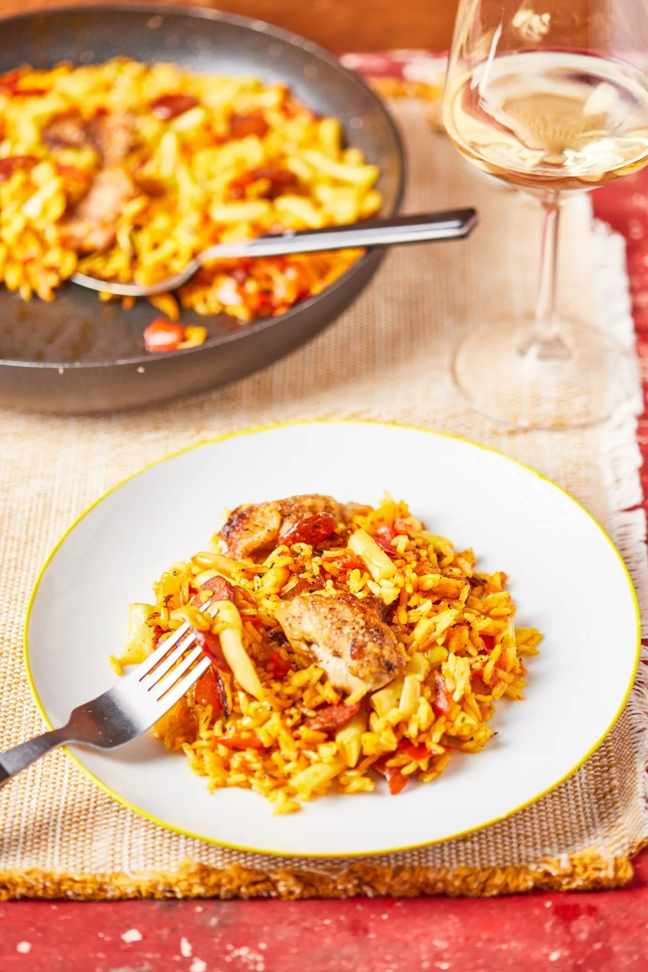 Kamu paella maradék rizsből