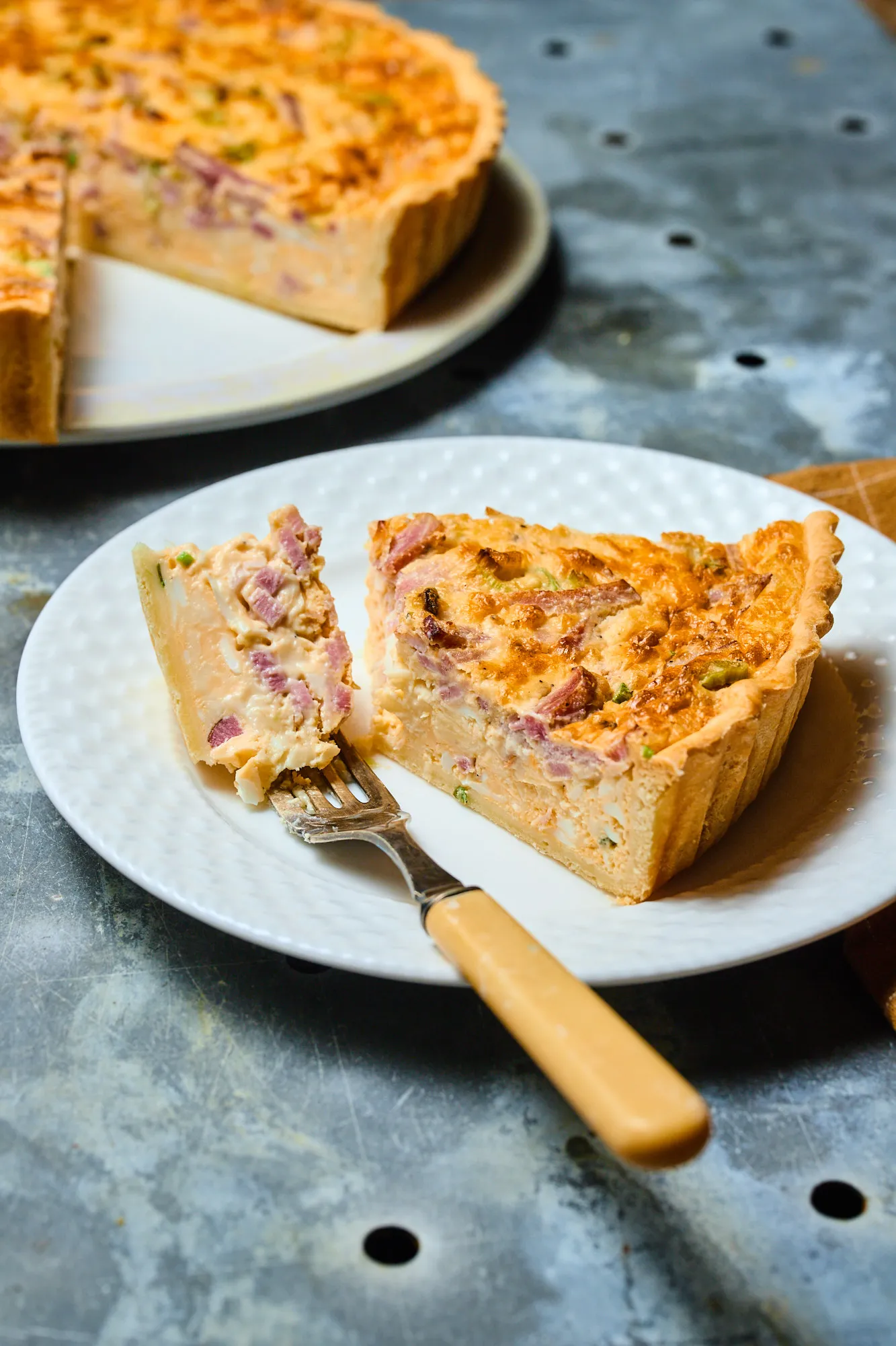 Maradékmentő sonkás quiche