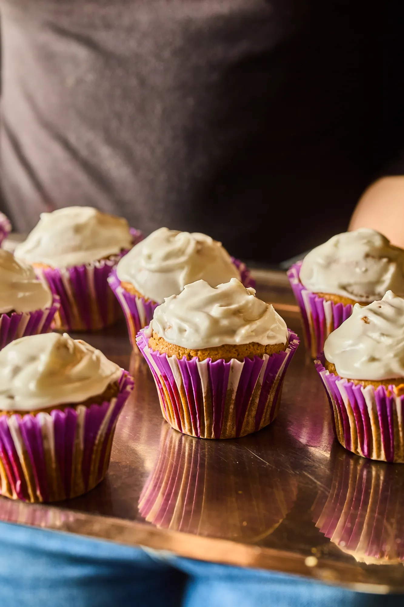 Mézeskalács muffin tálcán