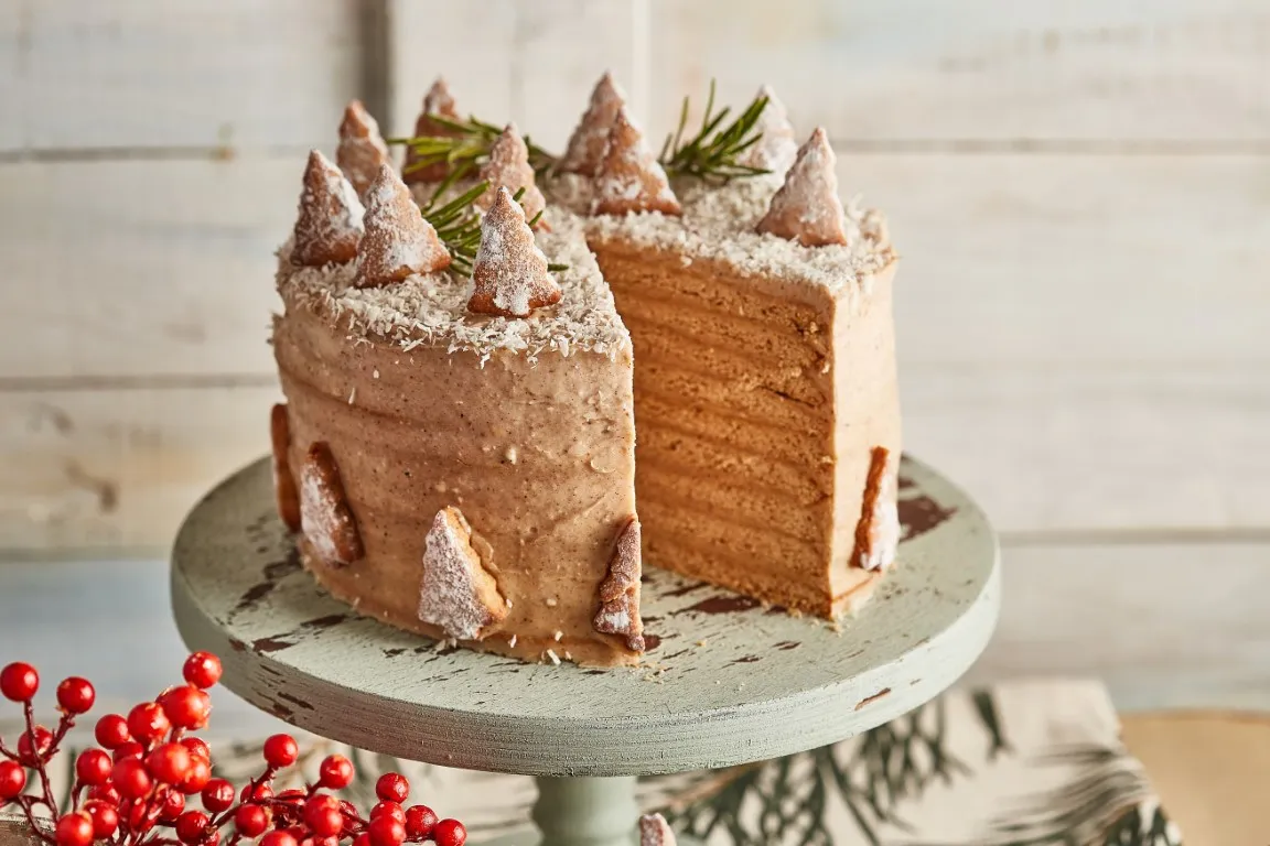 Gyömbéres mézeskalács torta