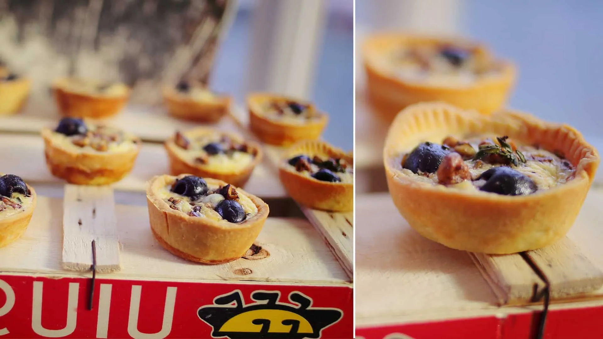 Camembert sajtos mini pite recept | Street Kitchen