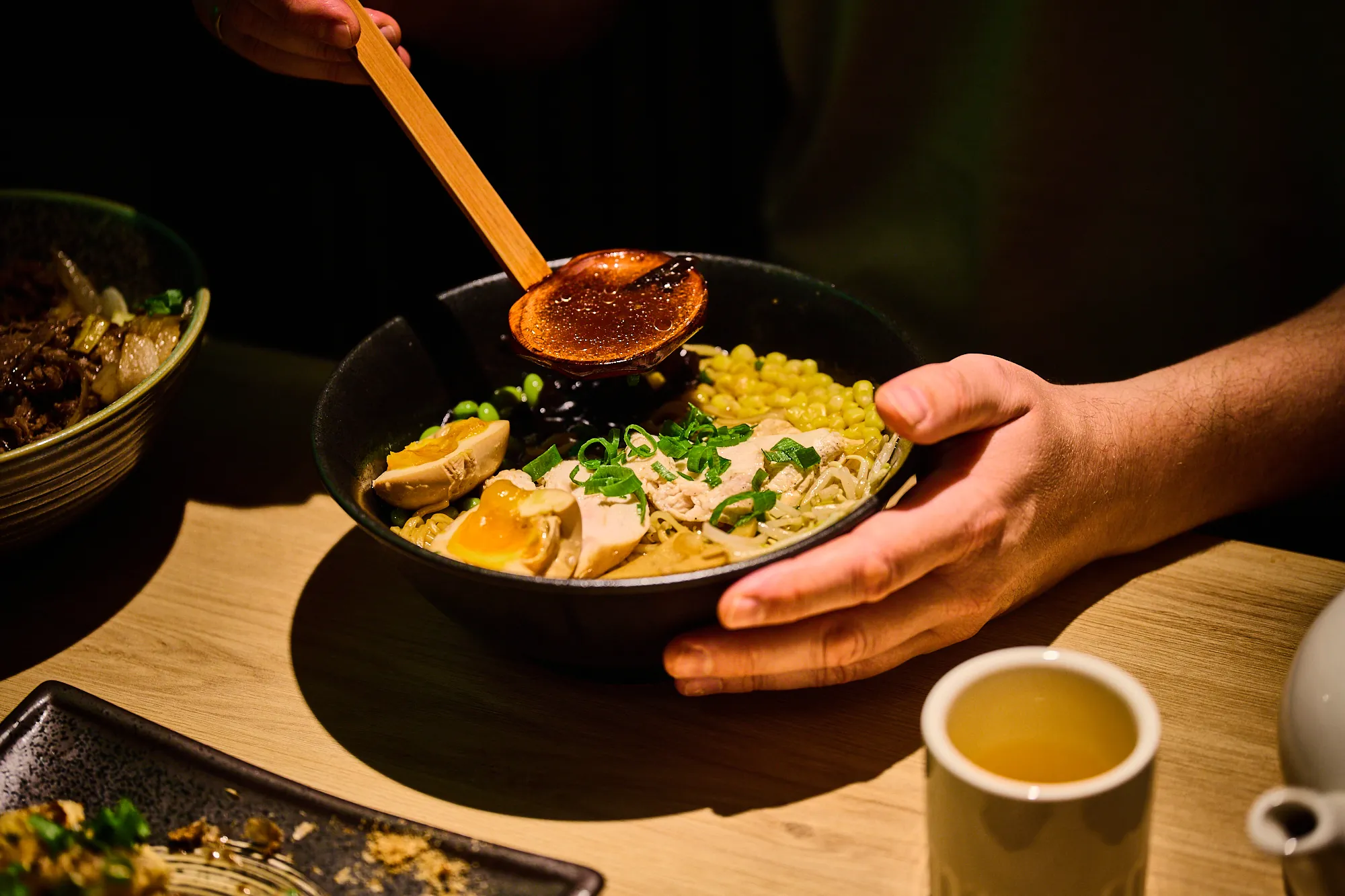 Csirkés ramen a Mori Ramenben