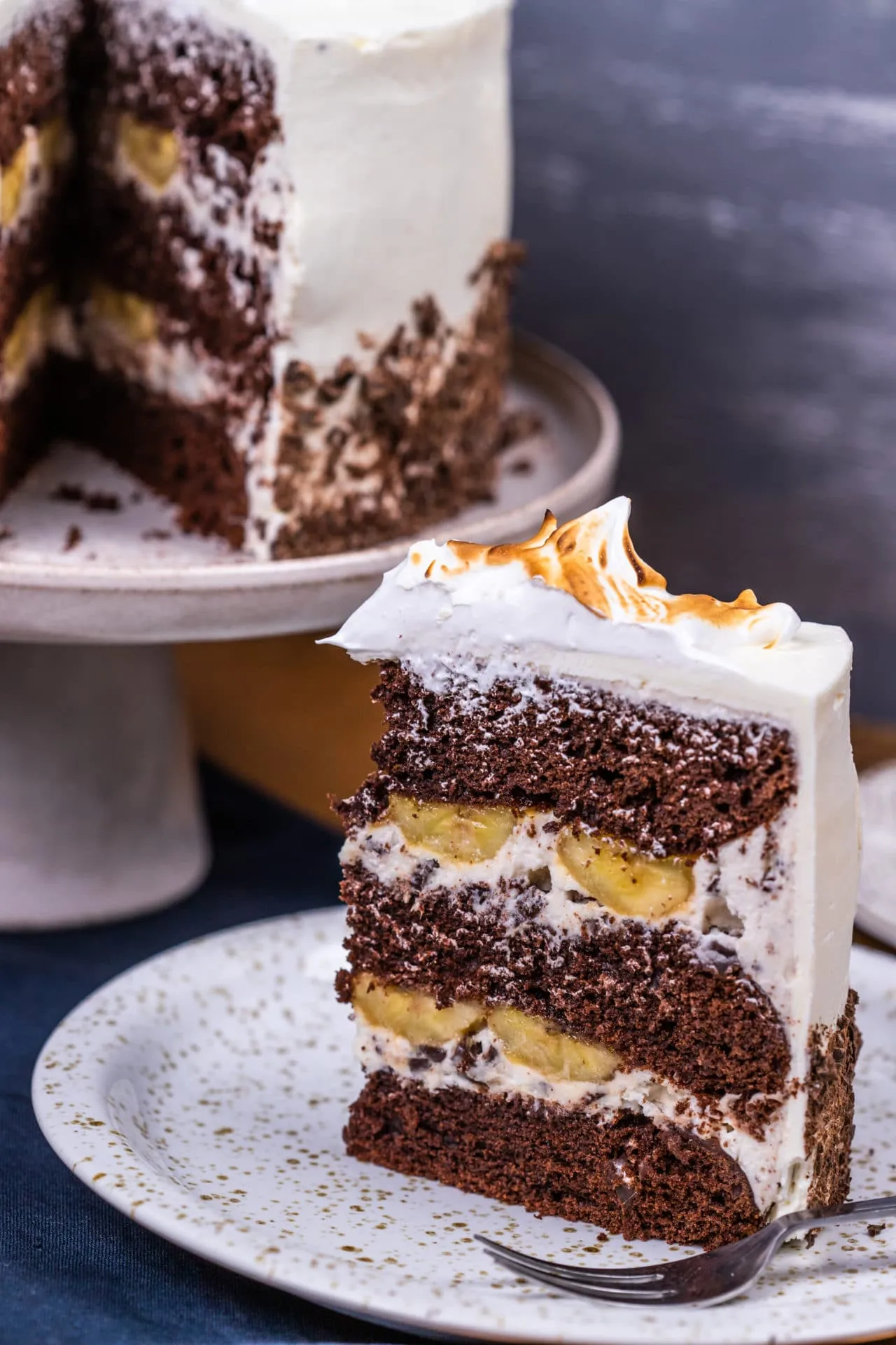 Sztracsatellás banántorta