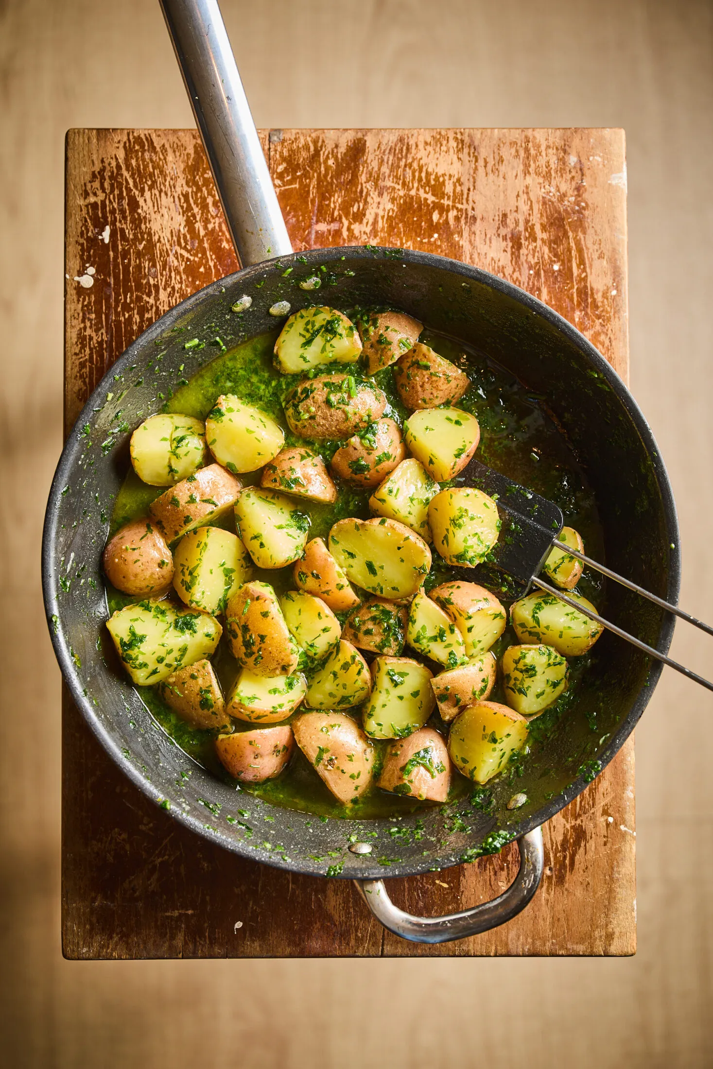 Petrezselymes újburgonya recept képpel