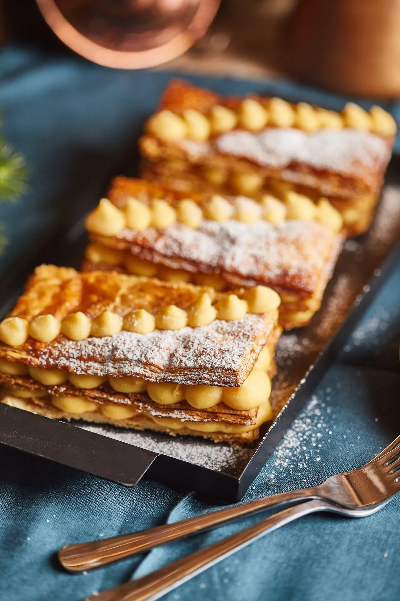 pezsgőkrémes mille feuille