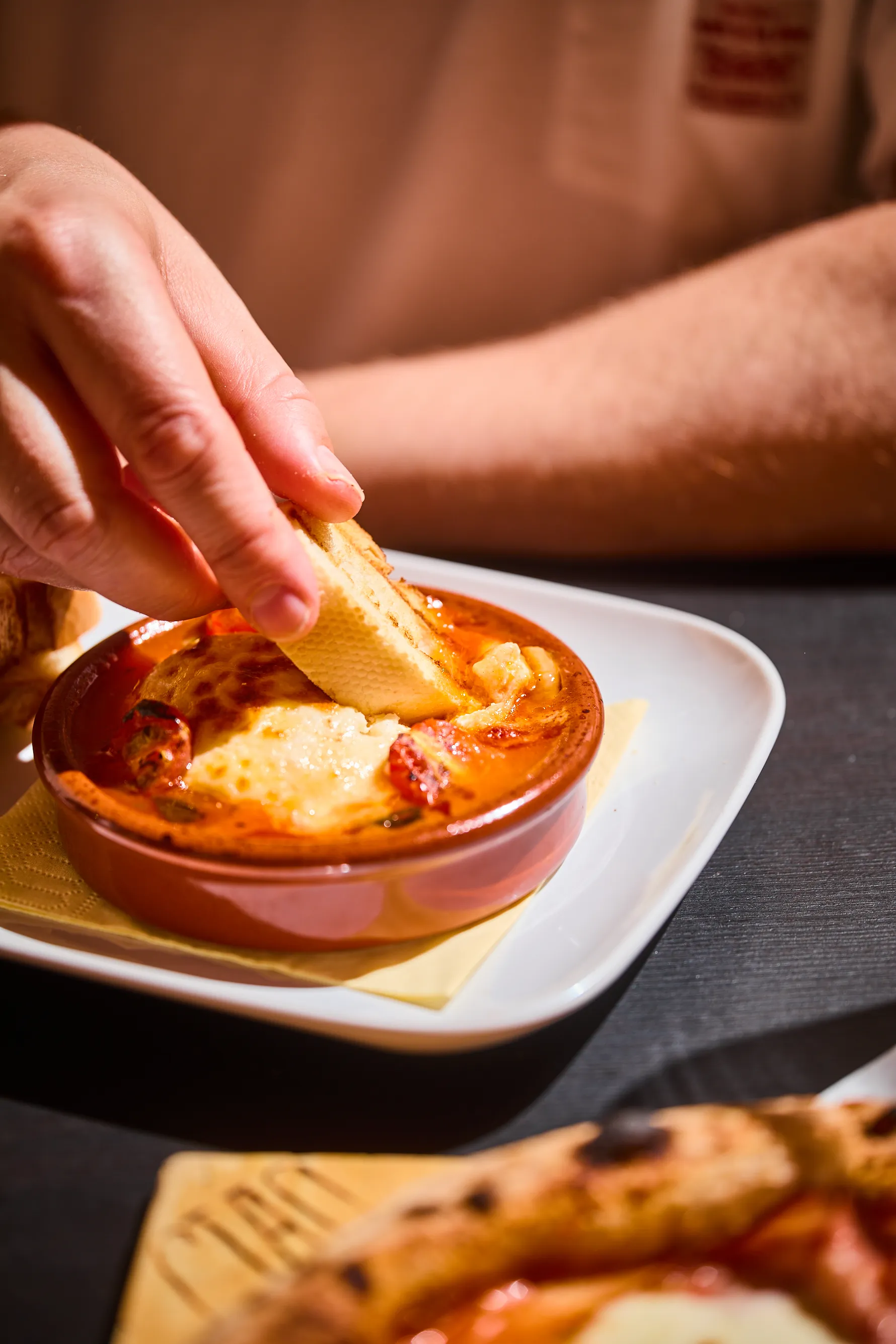 Paradicsommal sült burrata a Preferita kínálatából