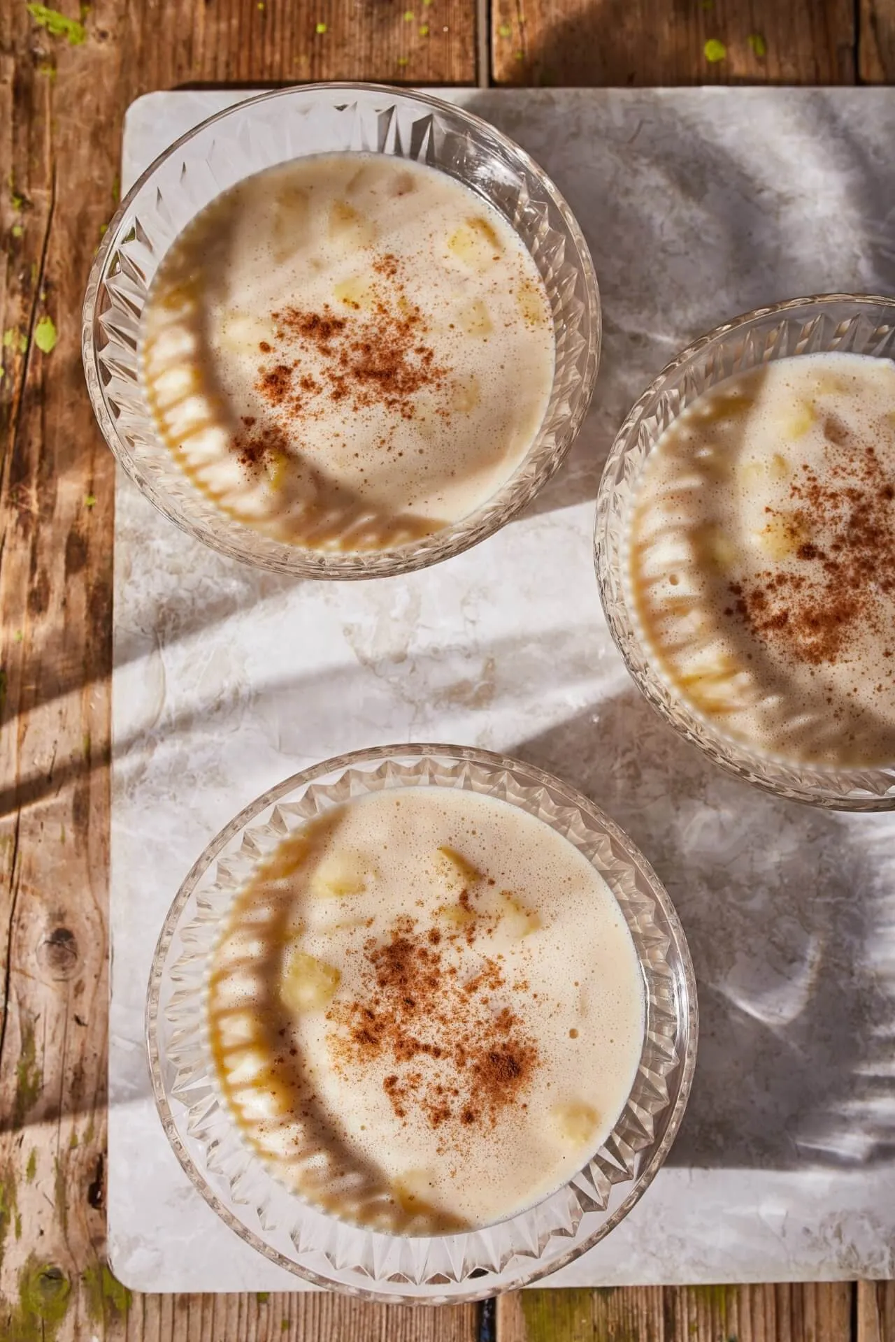 Pudingos gyümölcsleves