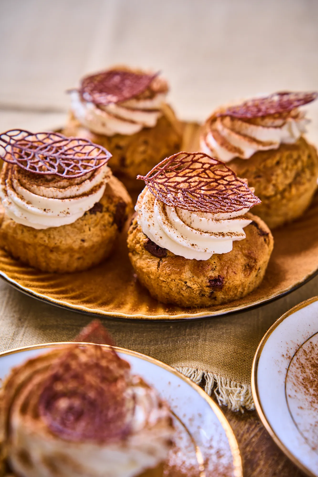 Pumpkin spice muffin air fryerben 