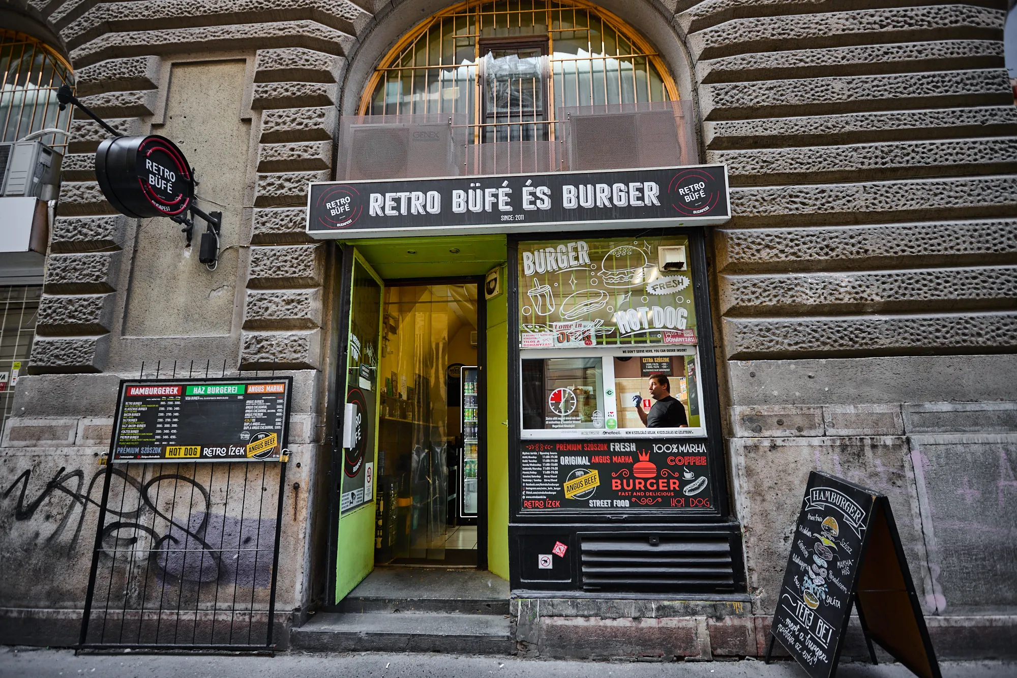 A Retro Burger kívülről