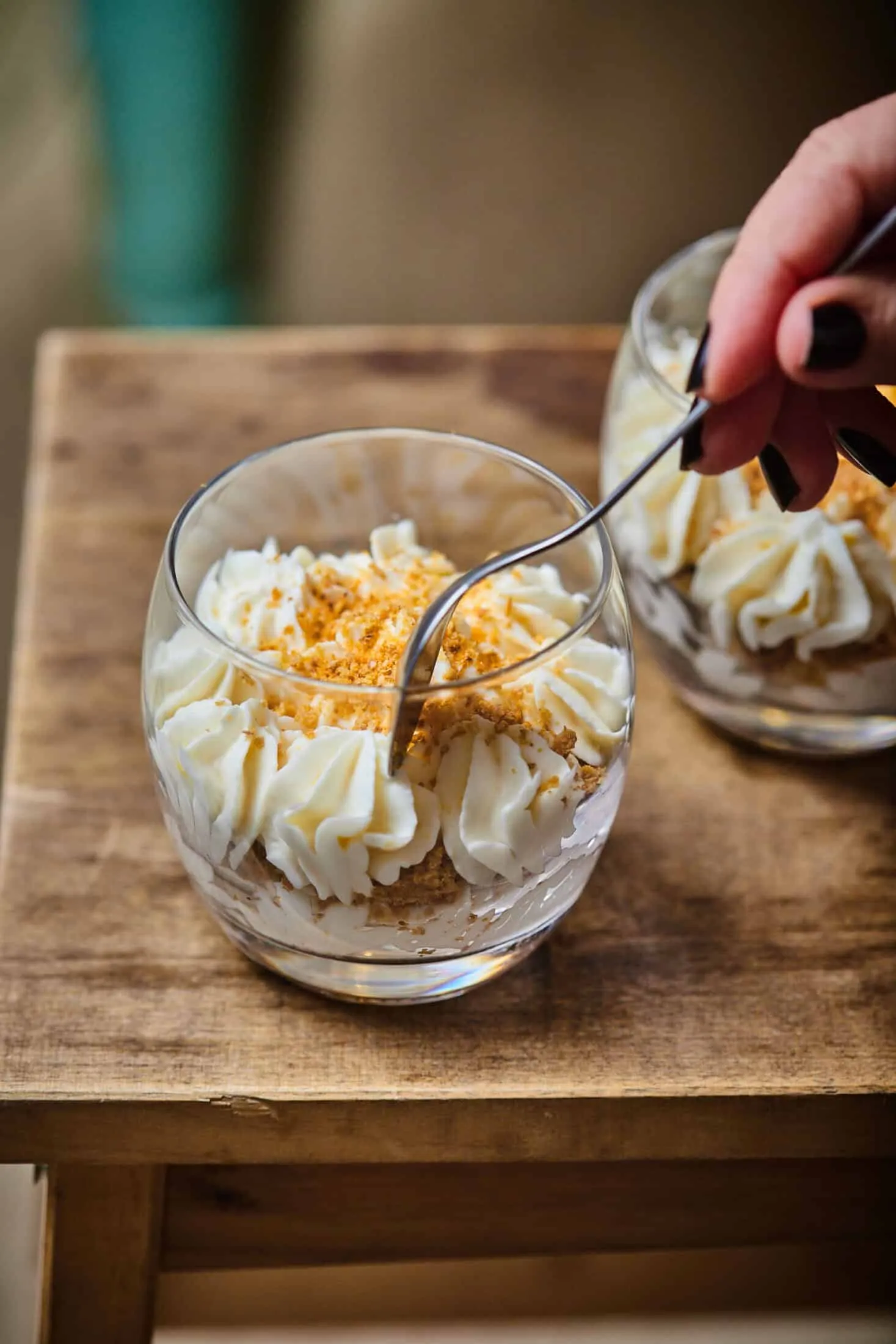 Ricottás pohárkrém