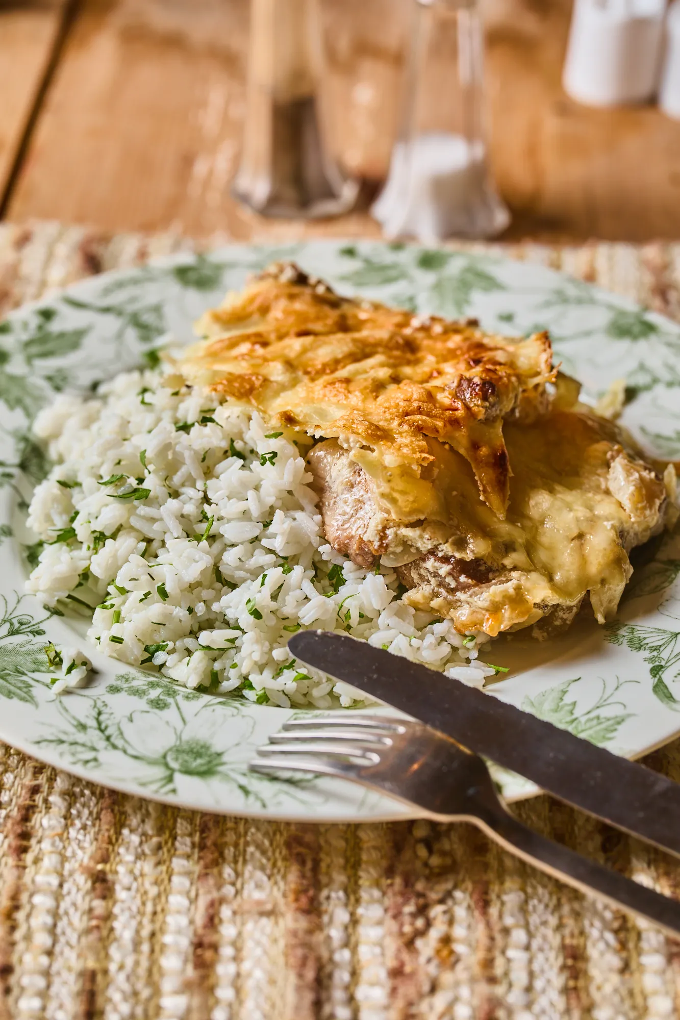 Sajtos-tejfölös tarja rizzsel