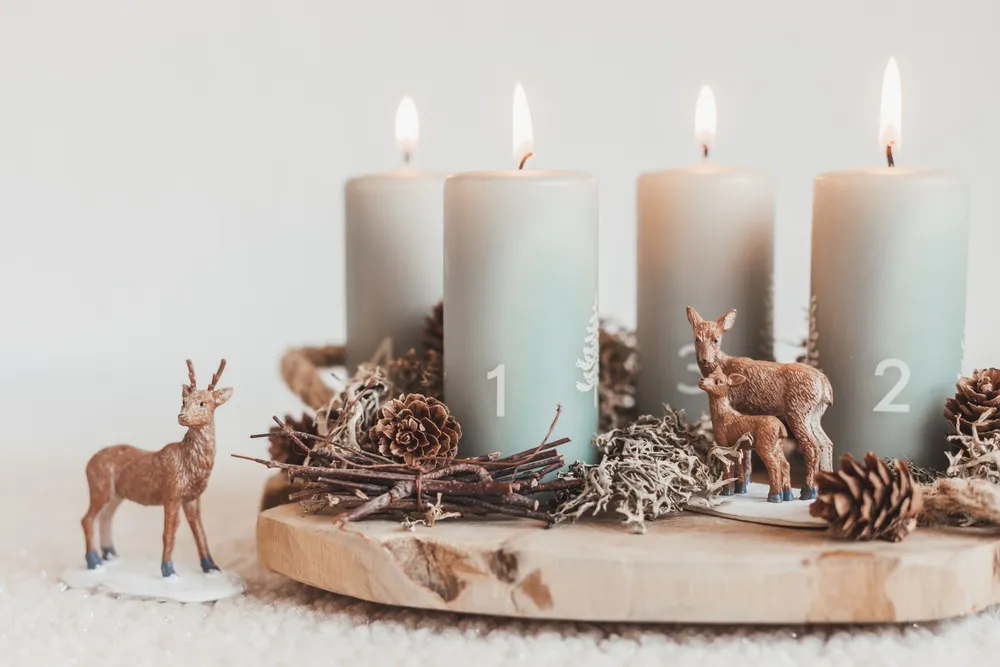 adventi koszorú, karácsony, diy, ünnep