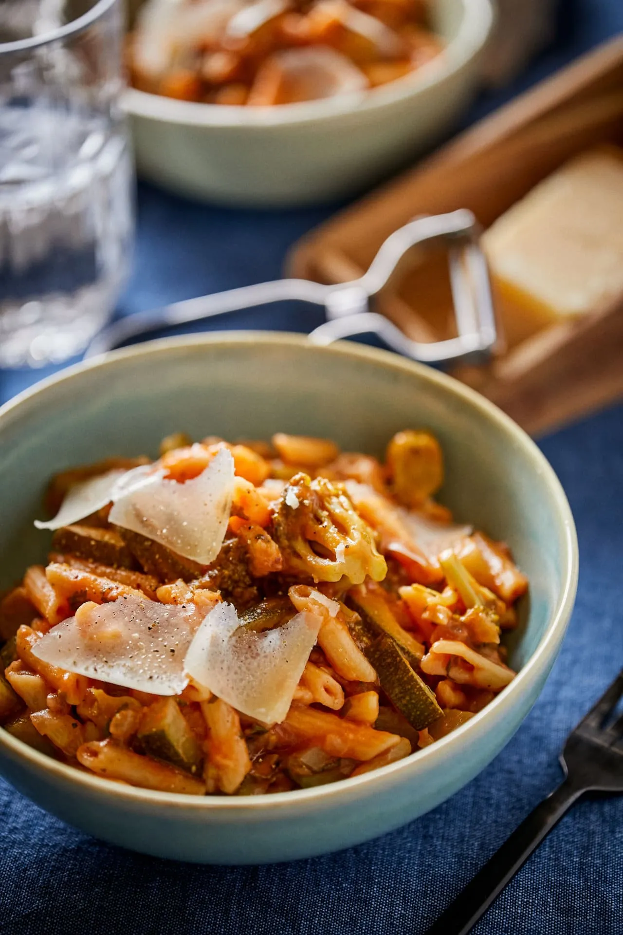 Zöldséges egylábasos penne