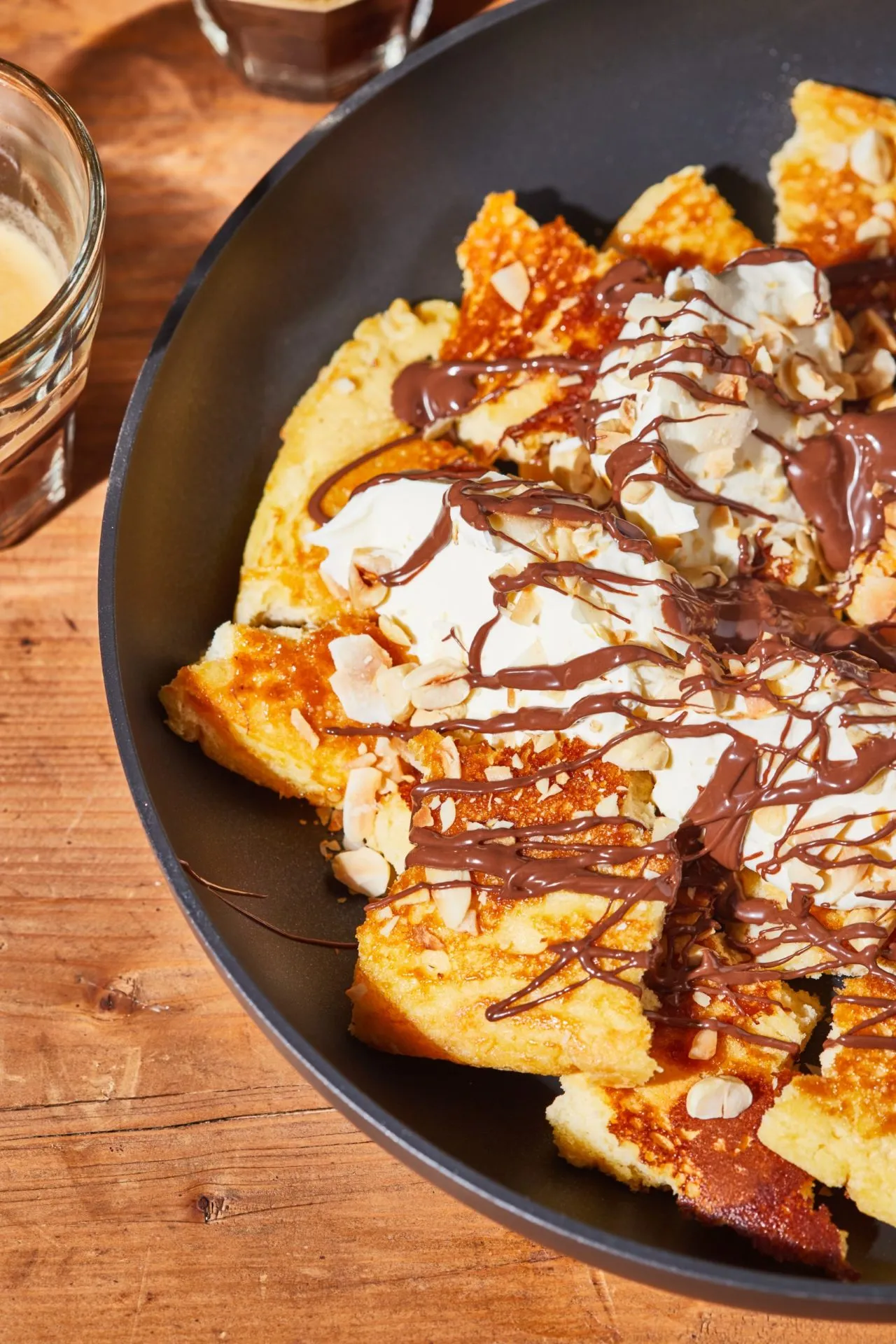 császármorzsa nutella-val