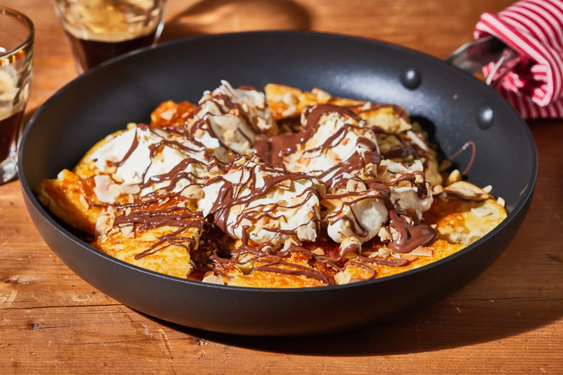 császármorzsa nutella-val