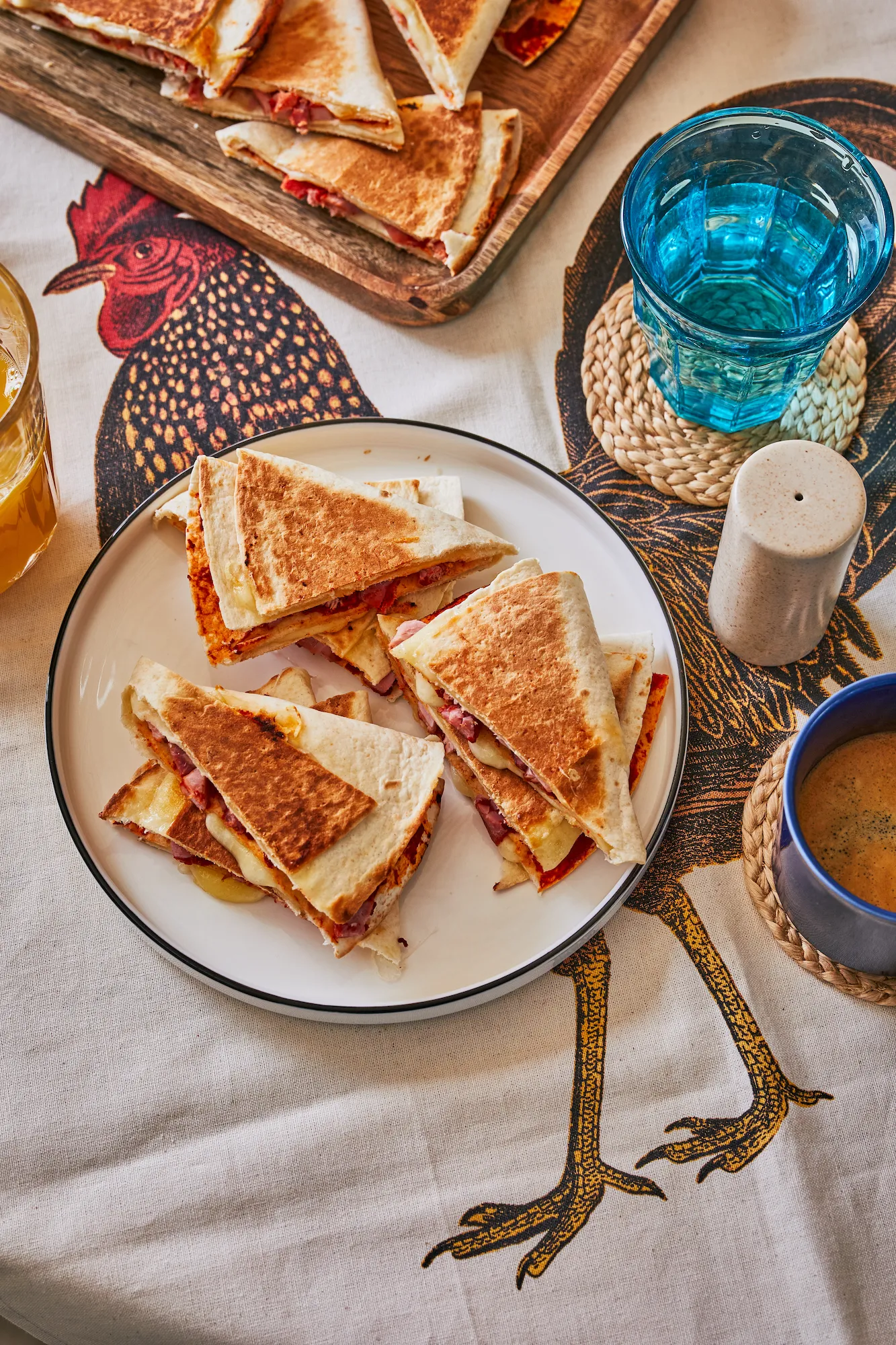 sonkas quesadilla recept