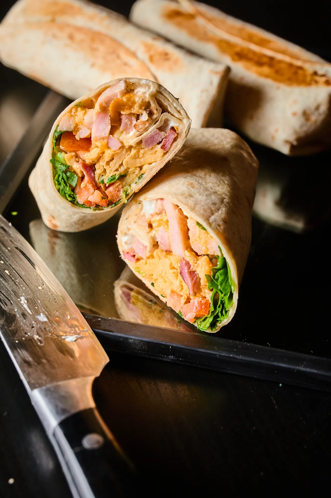 Sonkás-tojásos tortilla