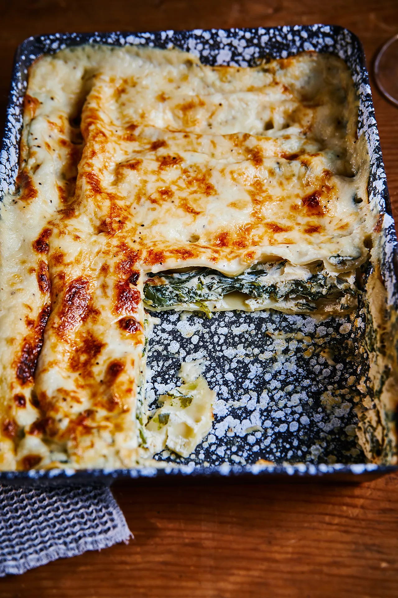 Spenótos-ricottás cannelloni