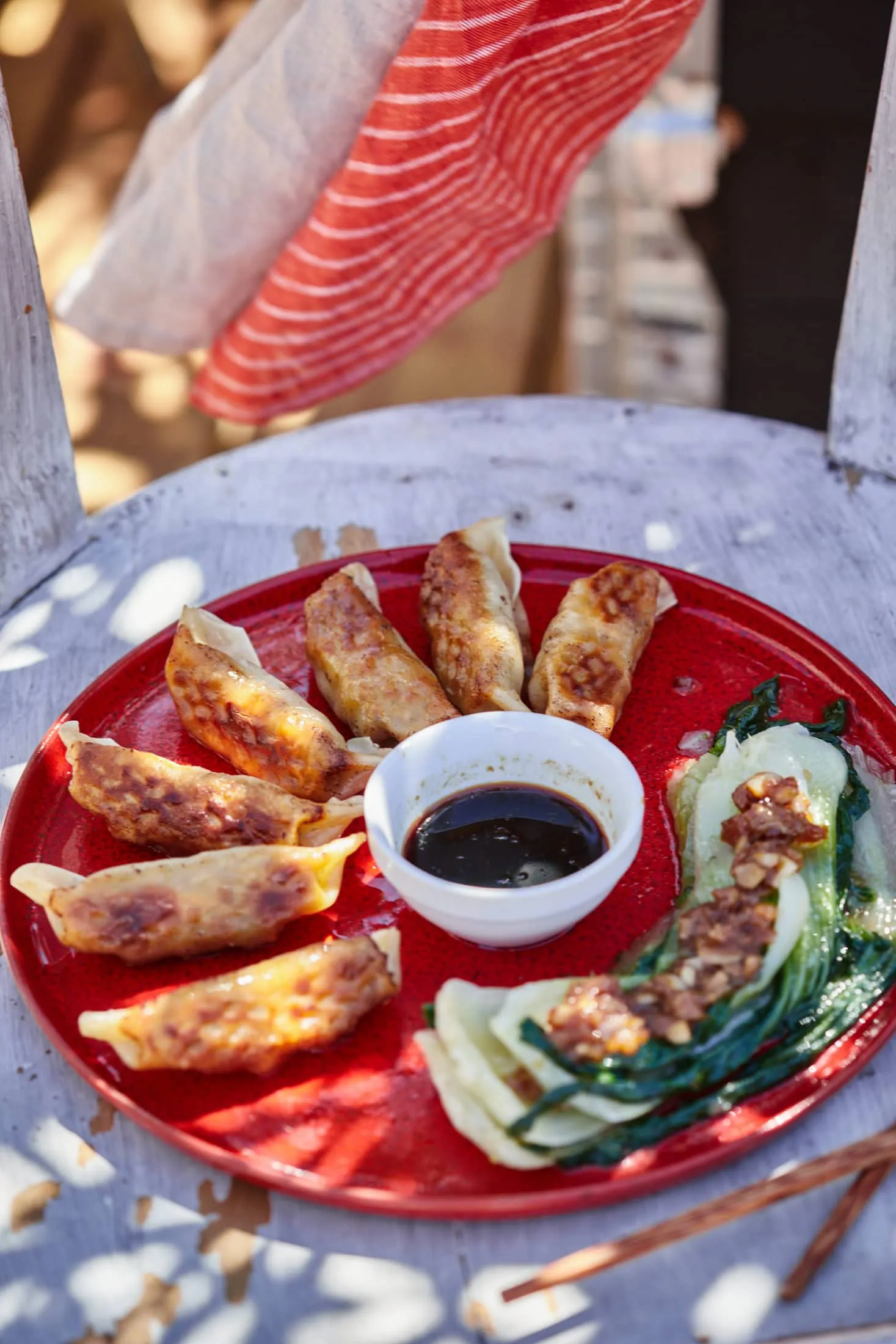 sült gyoza