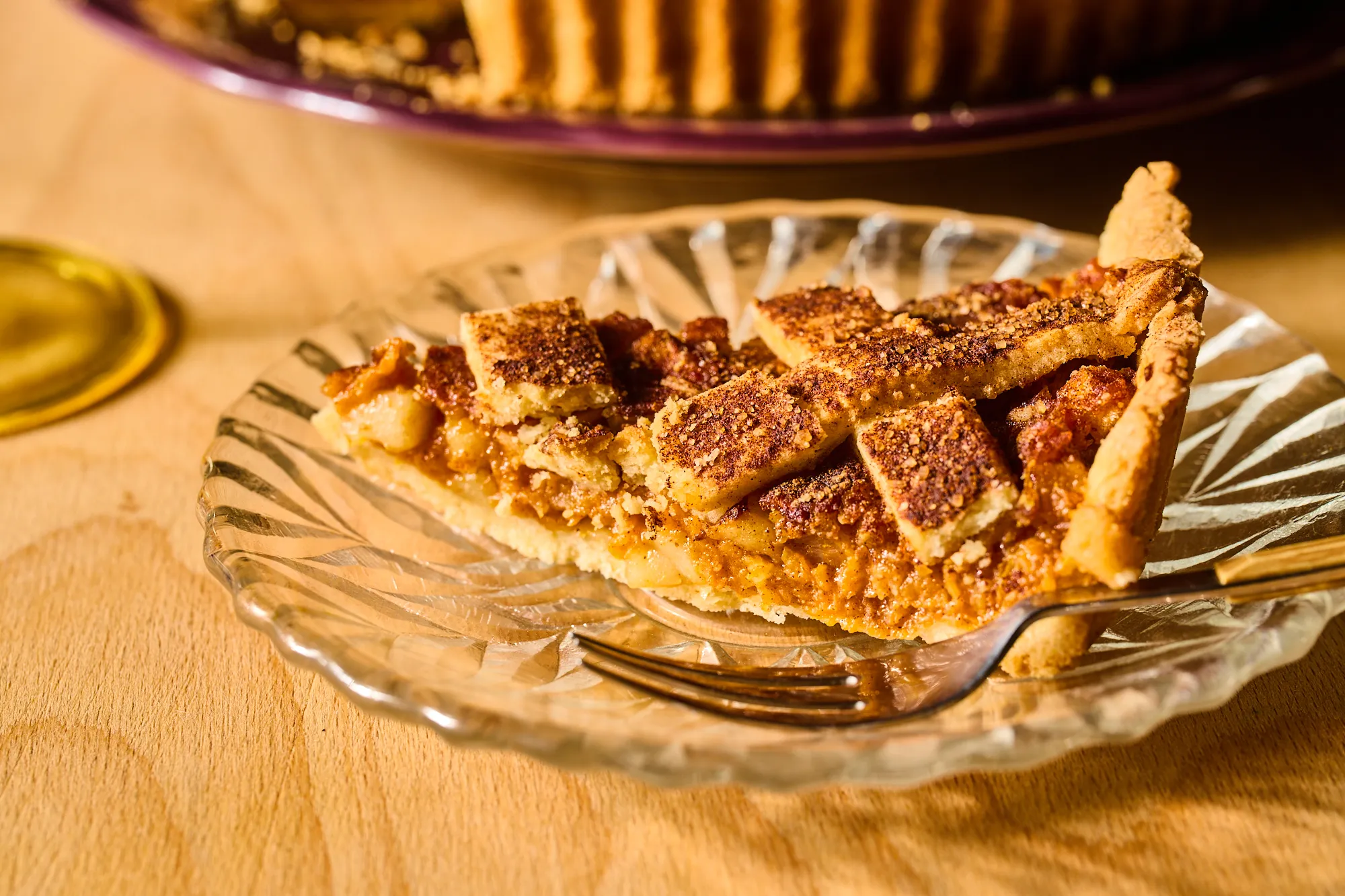 Sütőtökös almás pite