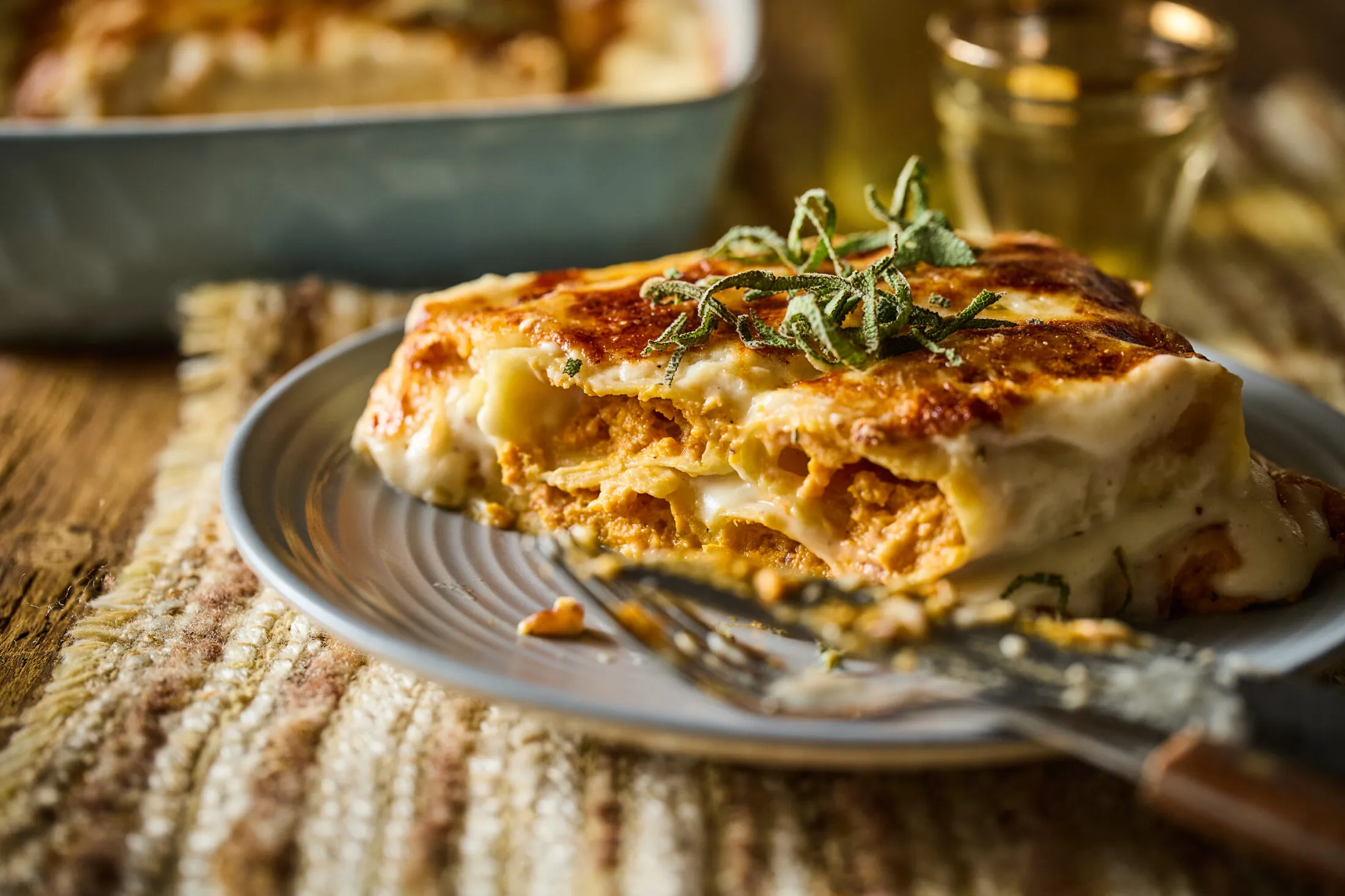 Sütőtökös cannelloni zsályával