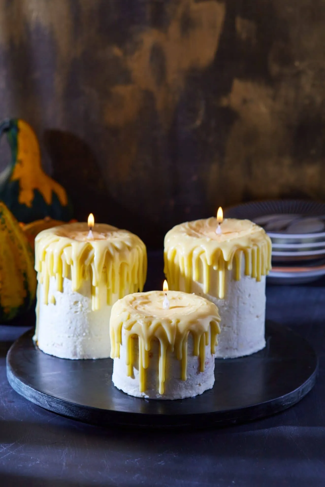 sütőtökös csokitorta gyertyatorta