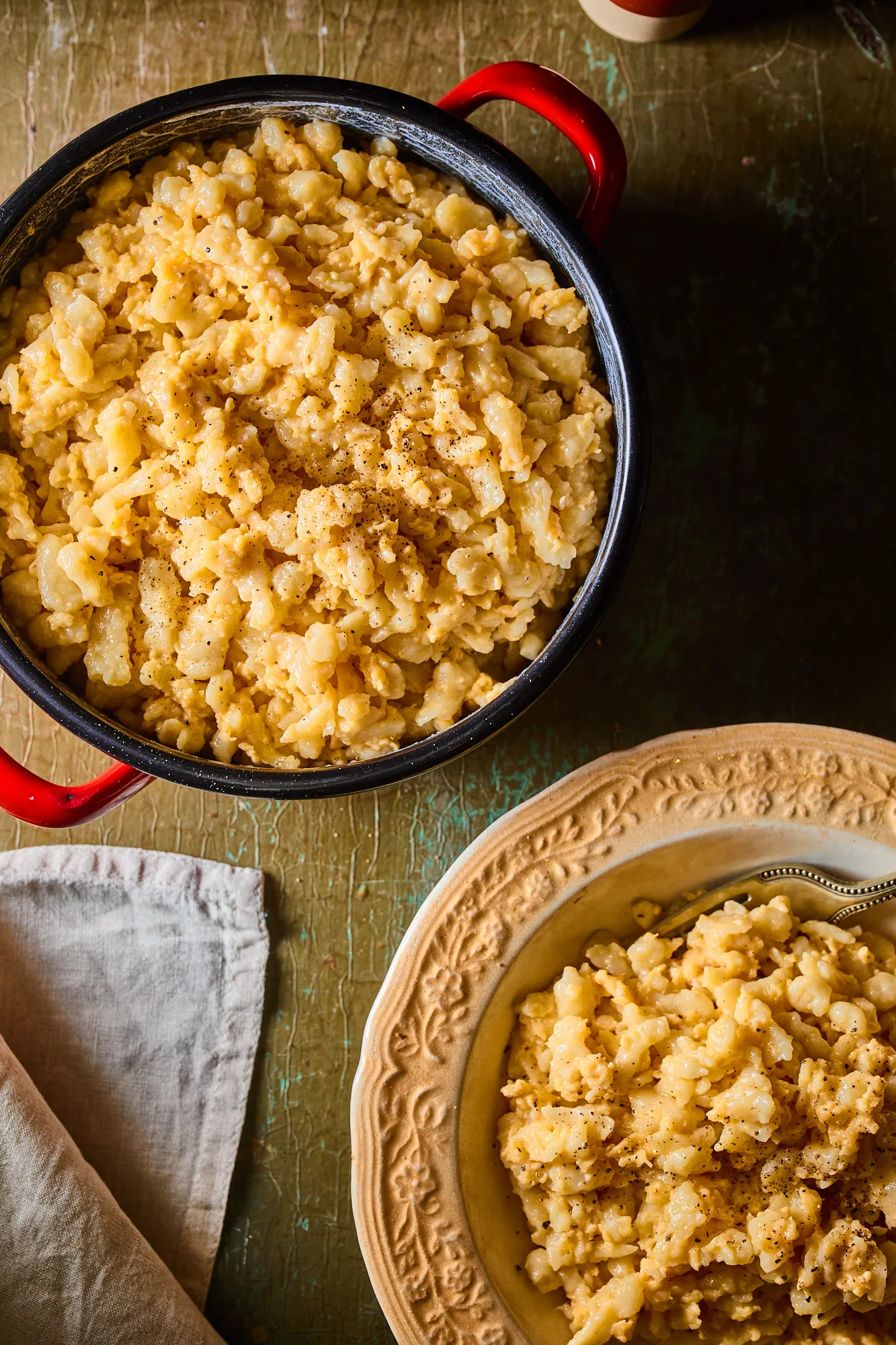 Szaftos tojásos nokedli