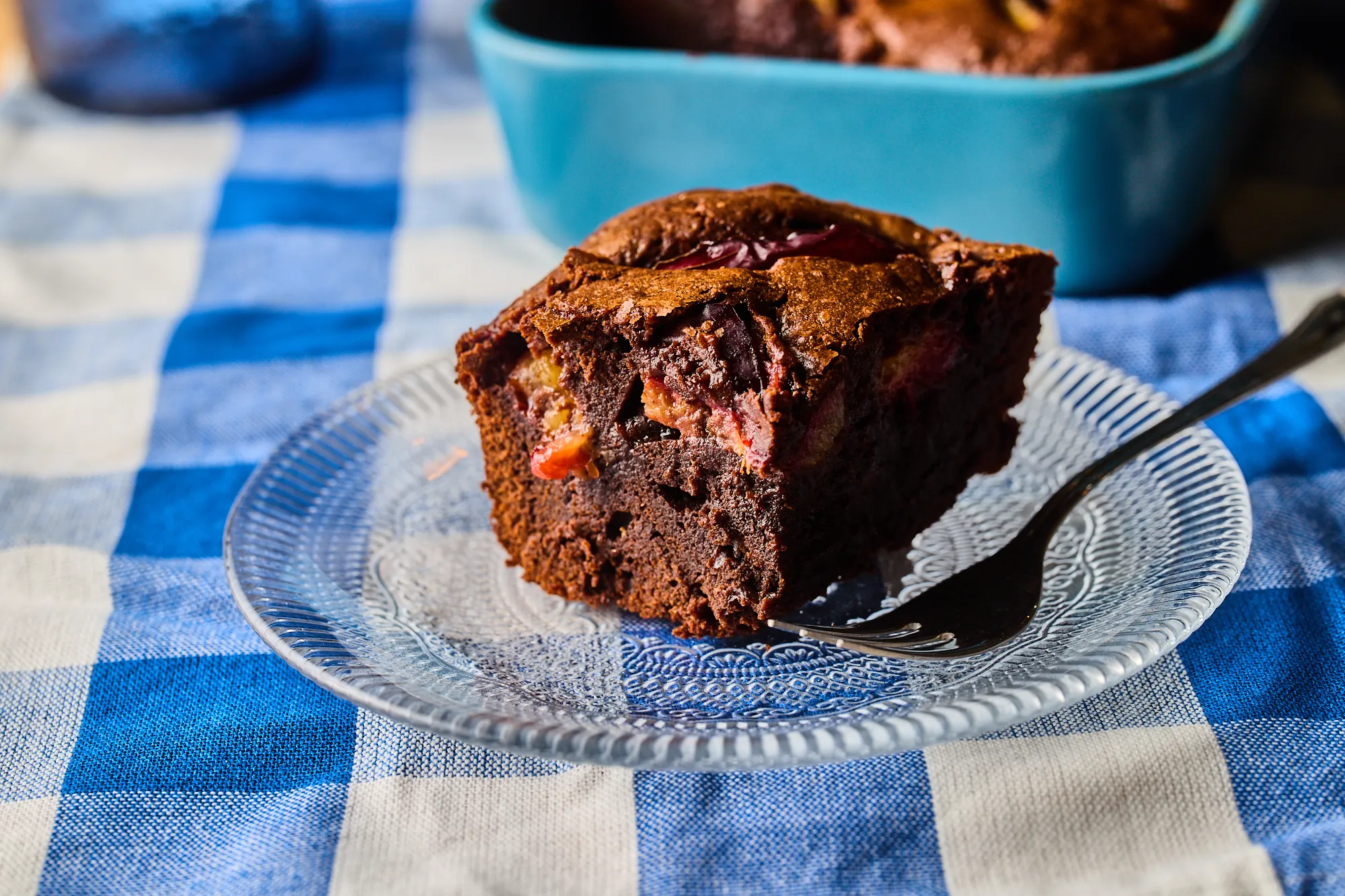 Szilvás brownie