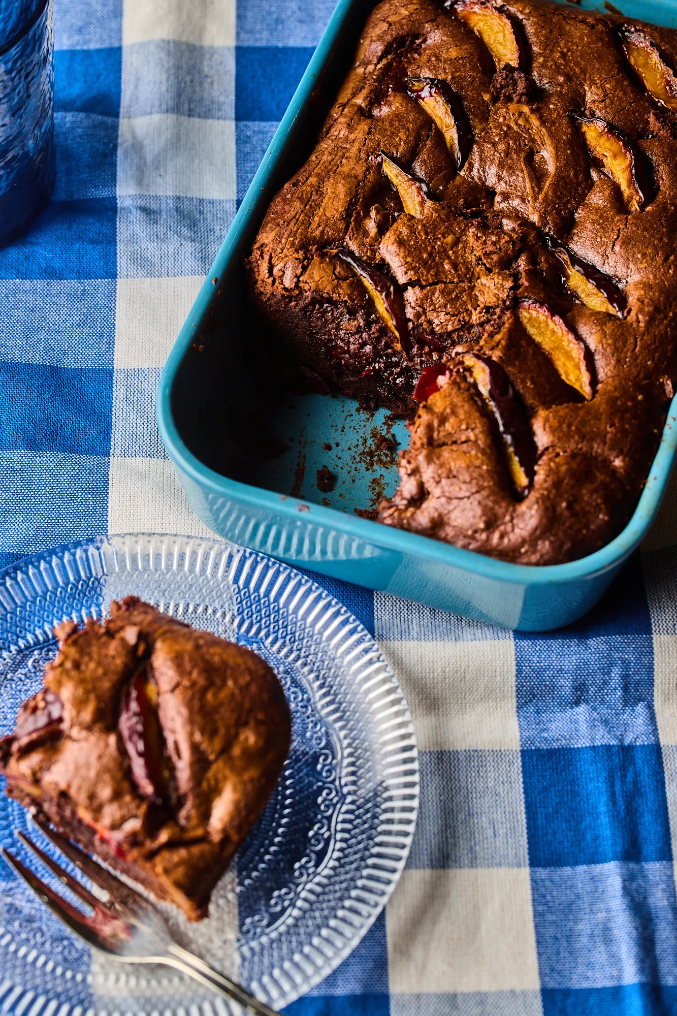 Szilvás brownie