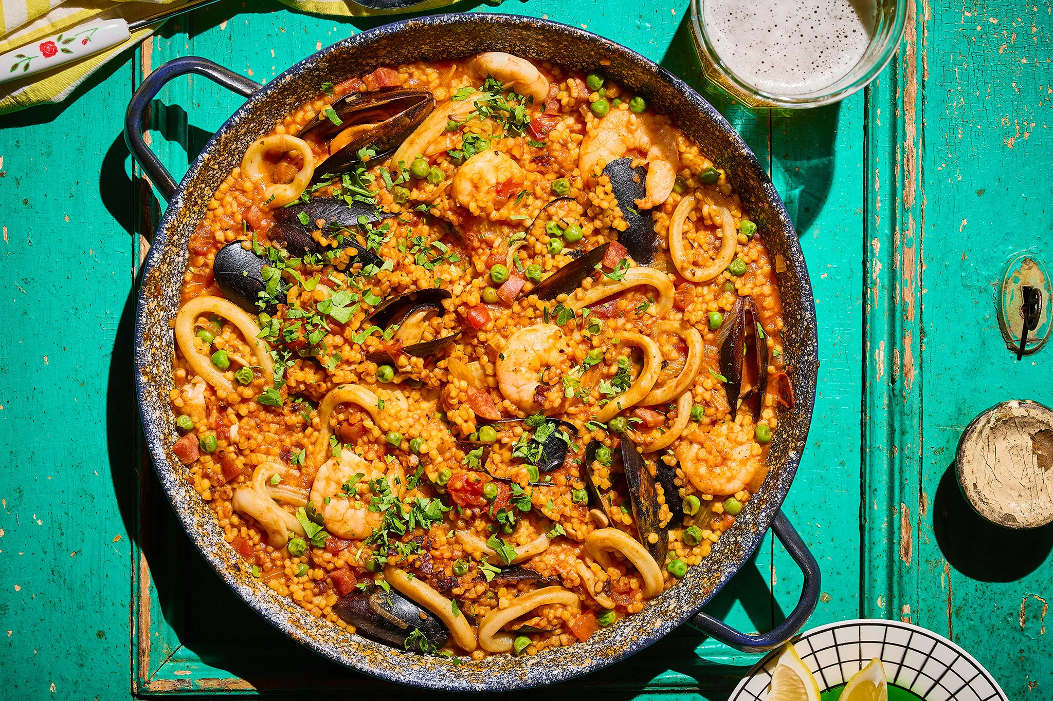Tarhonyás paella
