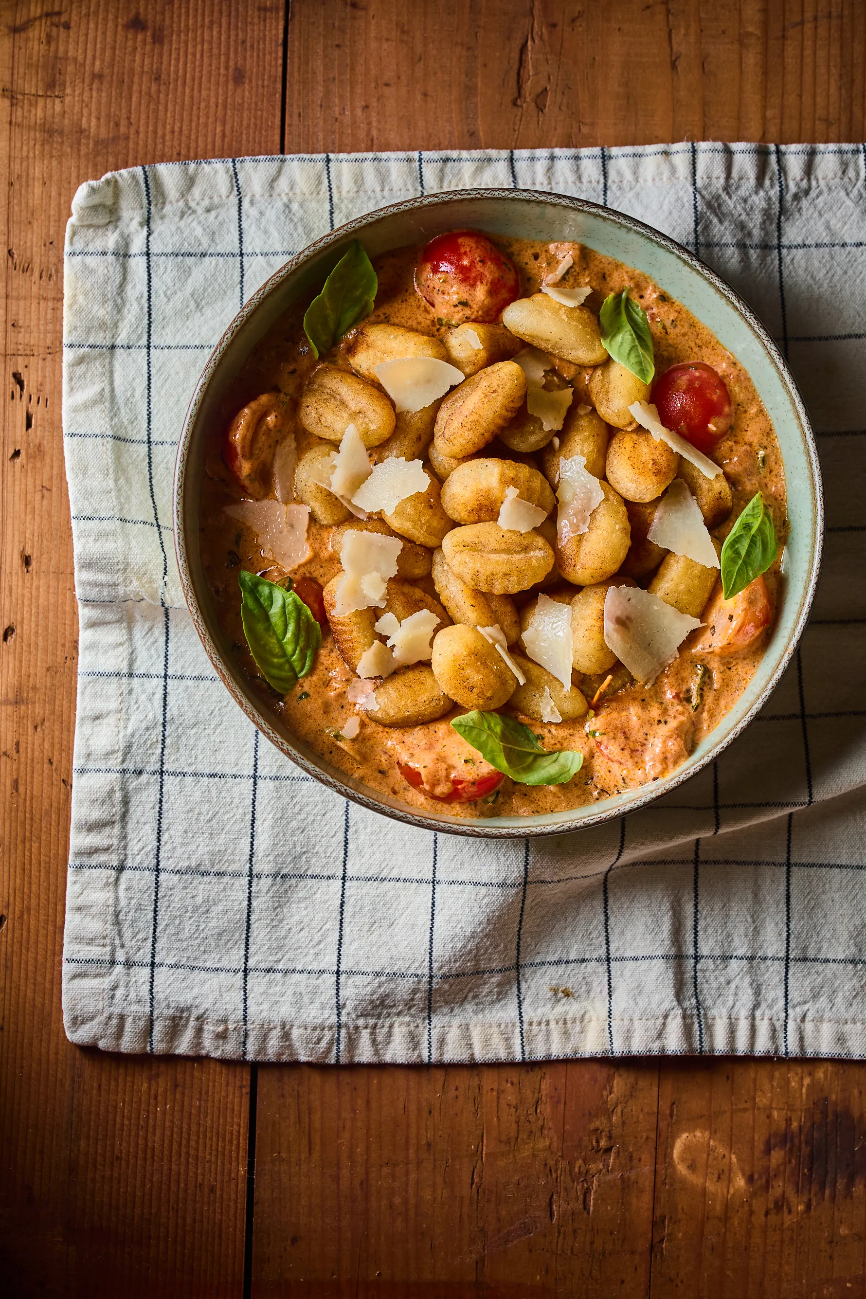 Tejszínes paradicsomos gnocchi