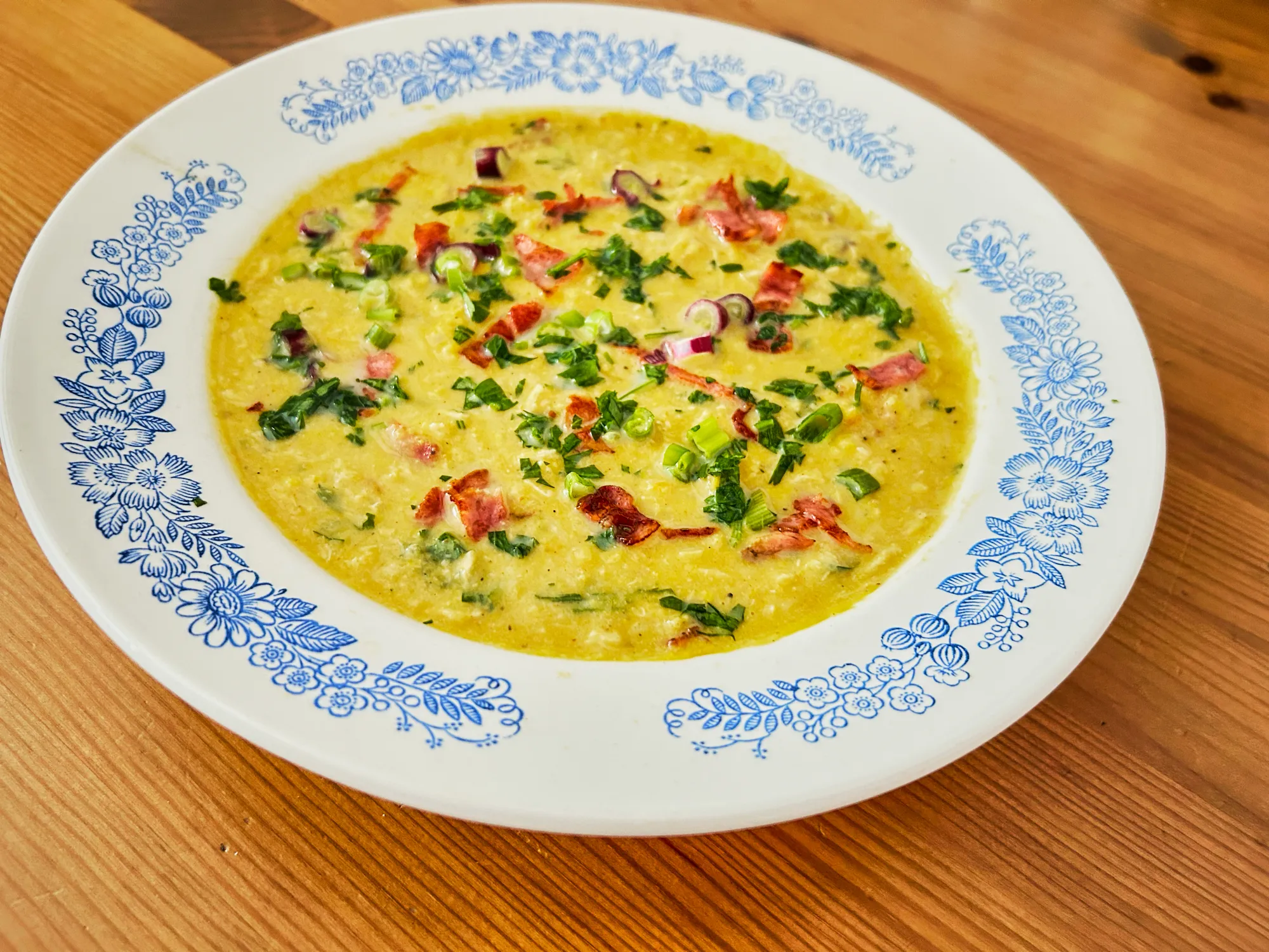 Tépett csirkés, kukoricás chowder