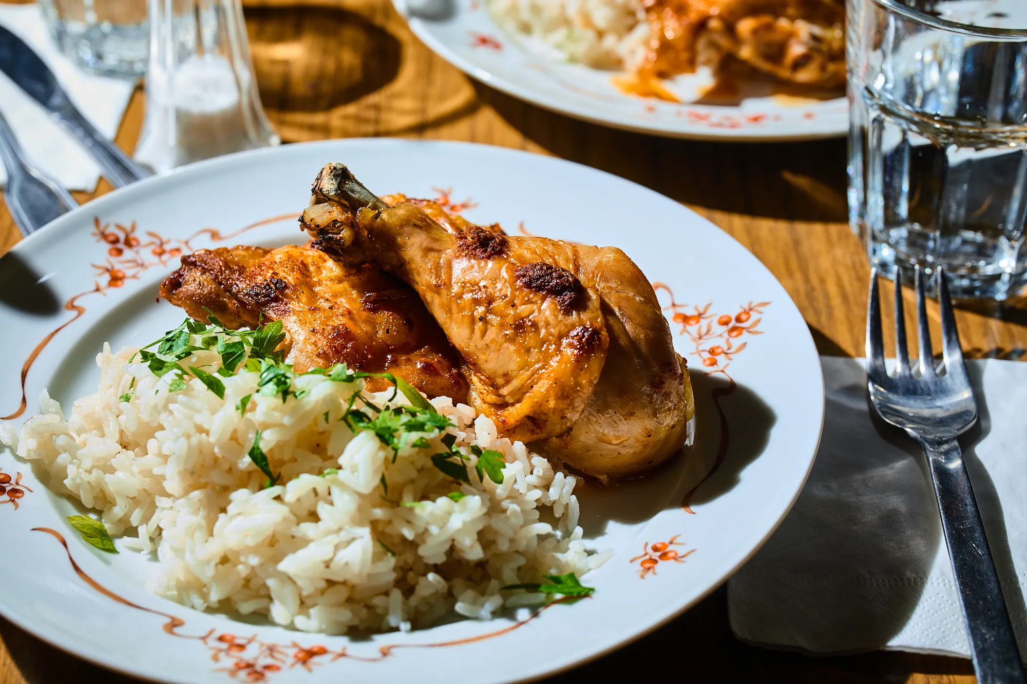 Tepsiben sült csirkecomb