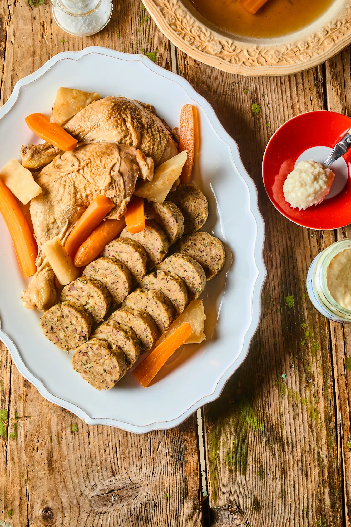 Töltelék húslevesbe zöldségekkel