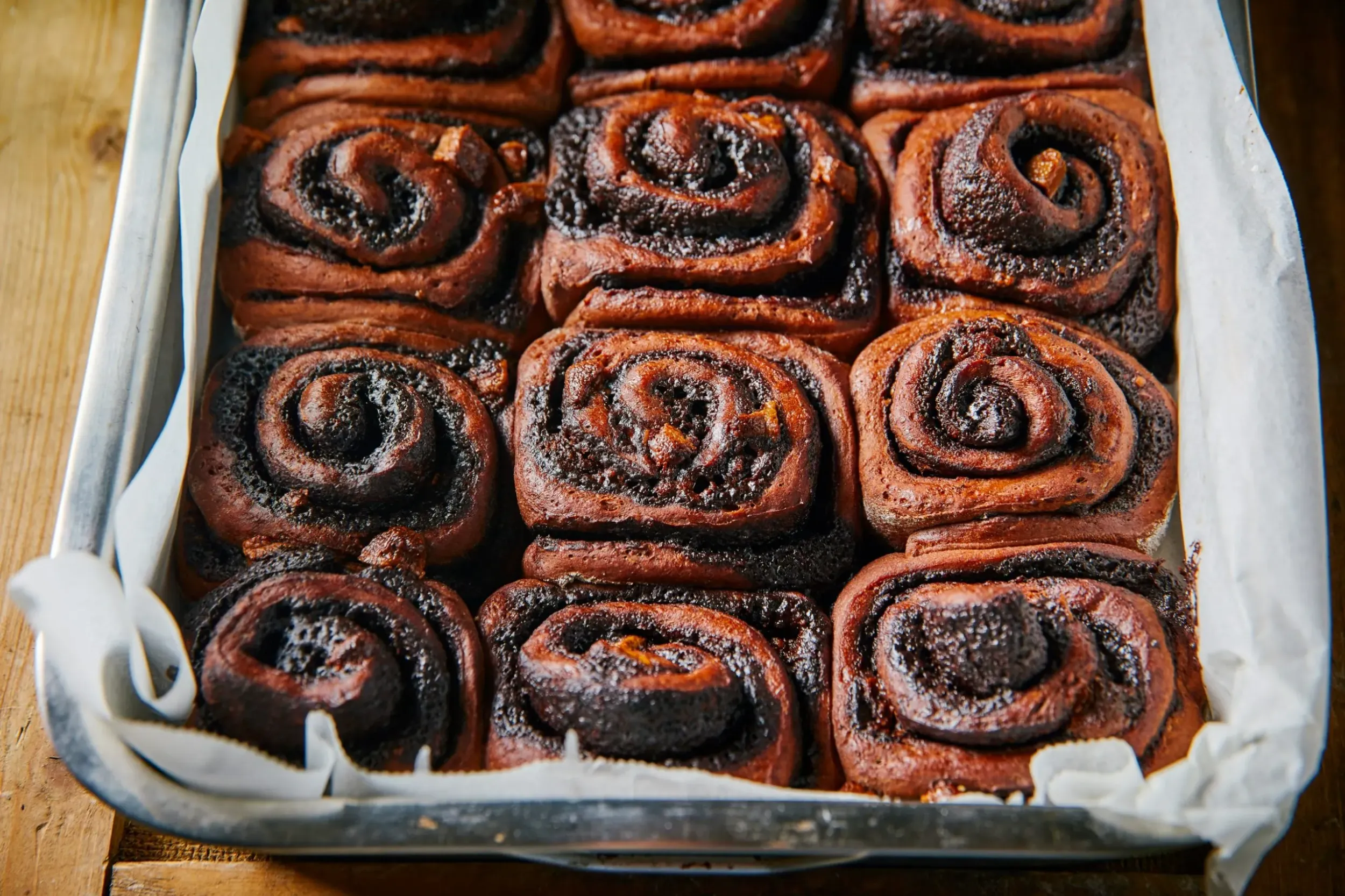 tripla kakaós csiga, kelt tészta recept