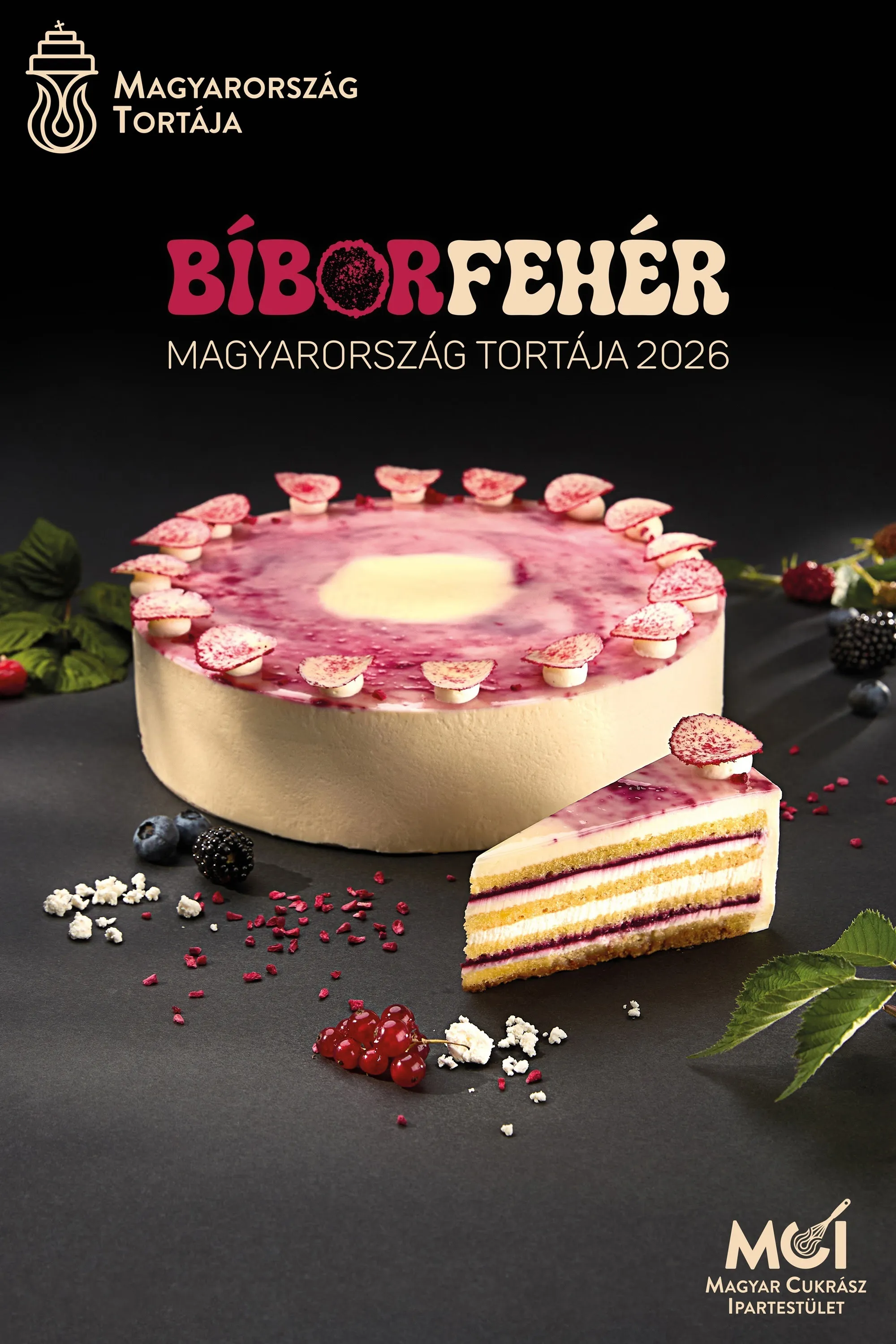 Magyarország Tortája 2026-ban a Bíborfehér lett 