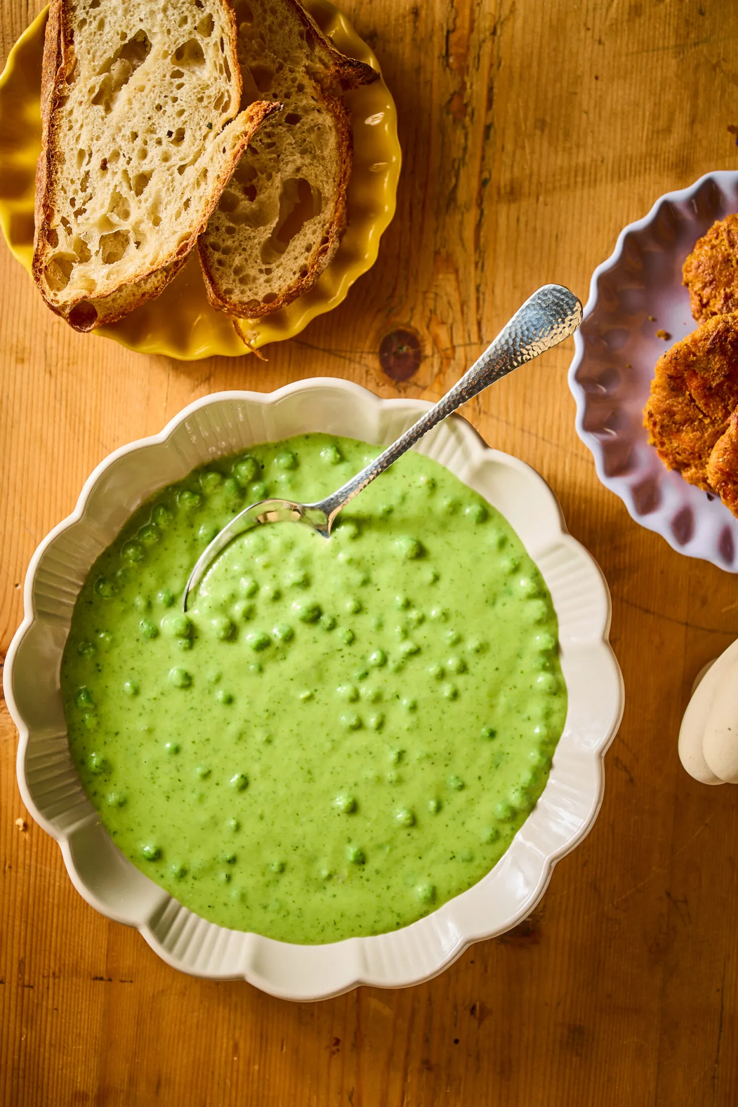 Vegán zöldborsófőzelék recept